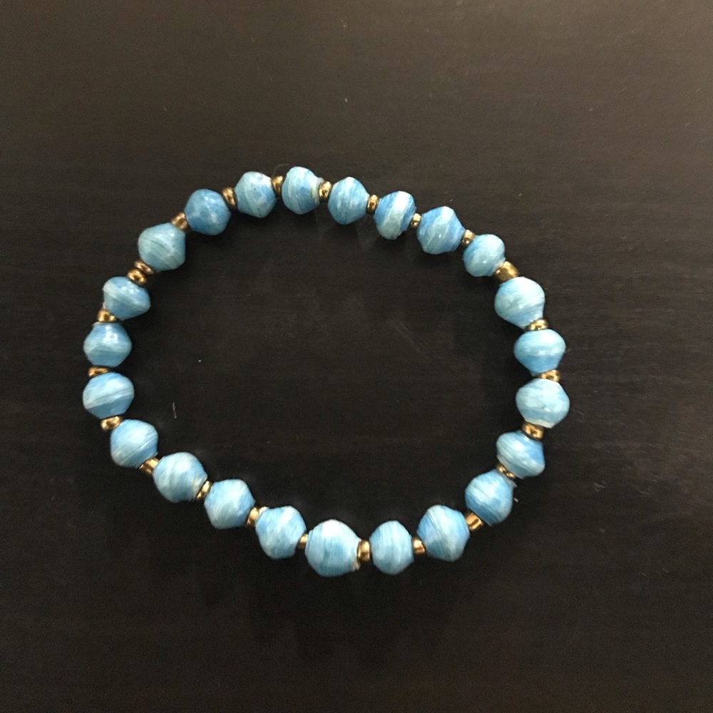 Blue bracelet